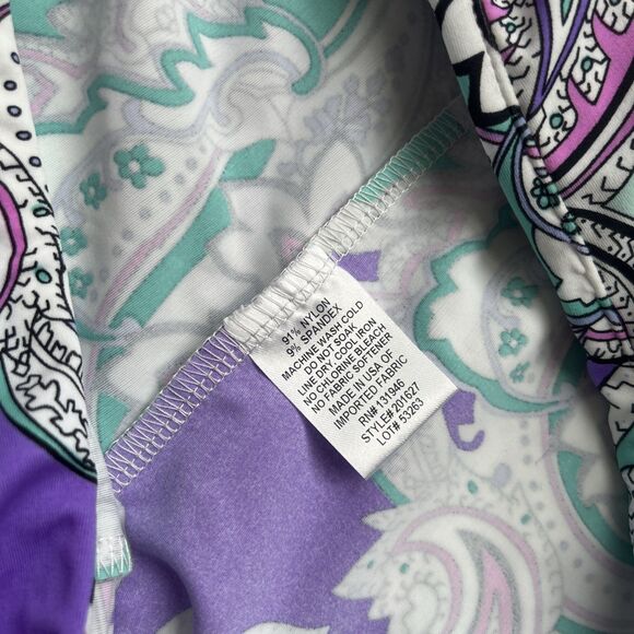 Jude Connally Purple and Teal Paisley Skort - Picture 4 of 8